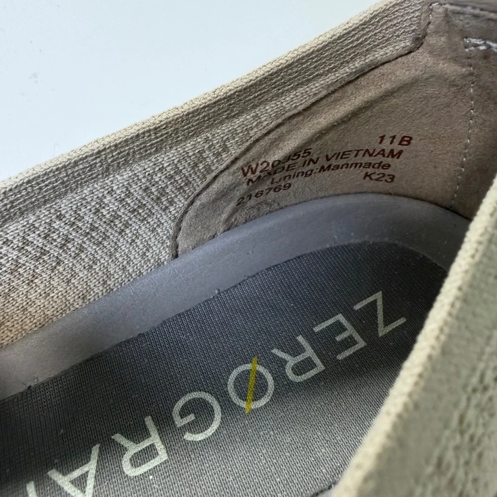 Cole Haan Zerogrand Stitchlite Knit Slip On‎ Sneakers Tan Beige Womens 11B